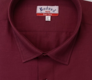 Bordowa koszula męska elegancka Bodara Easy Care