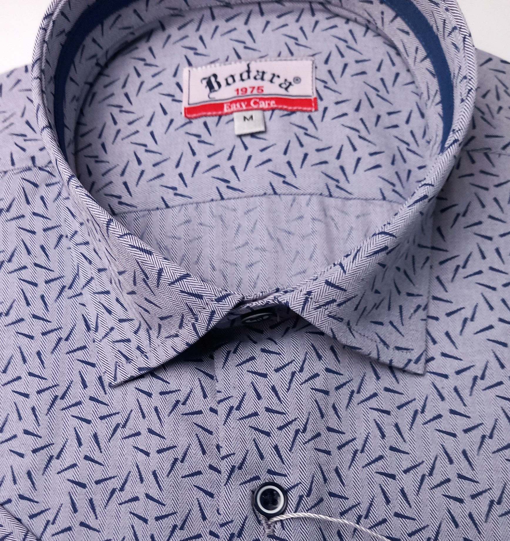 koszula meska z krotkim rekawem szara