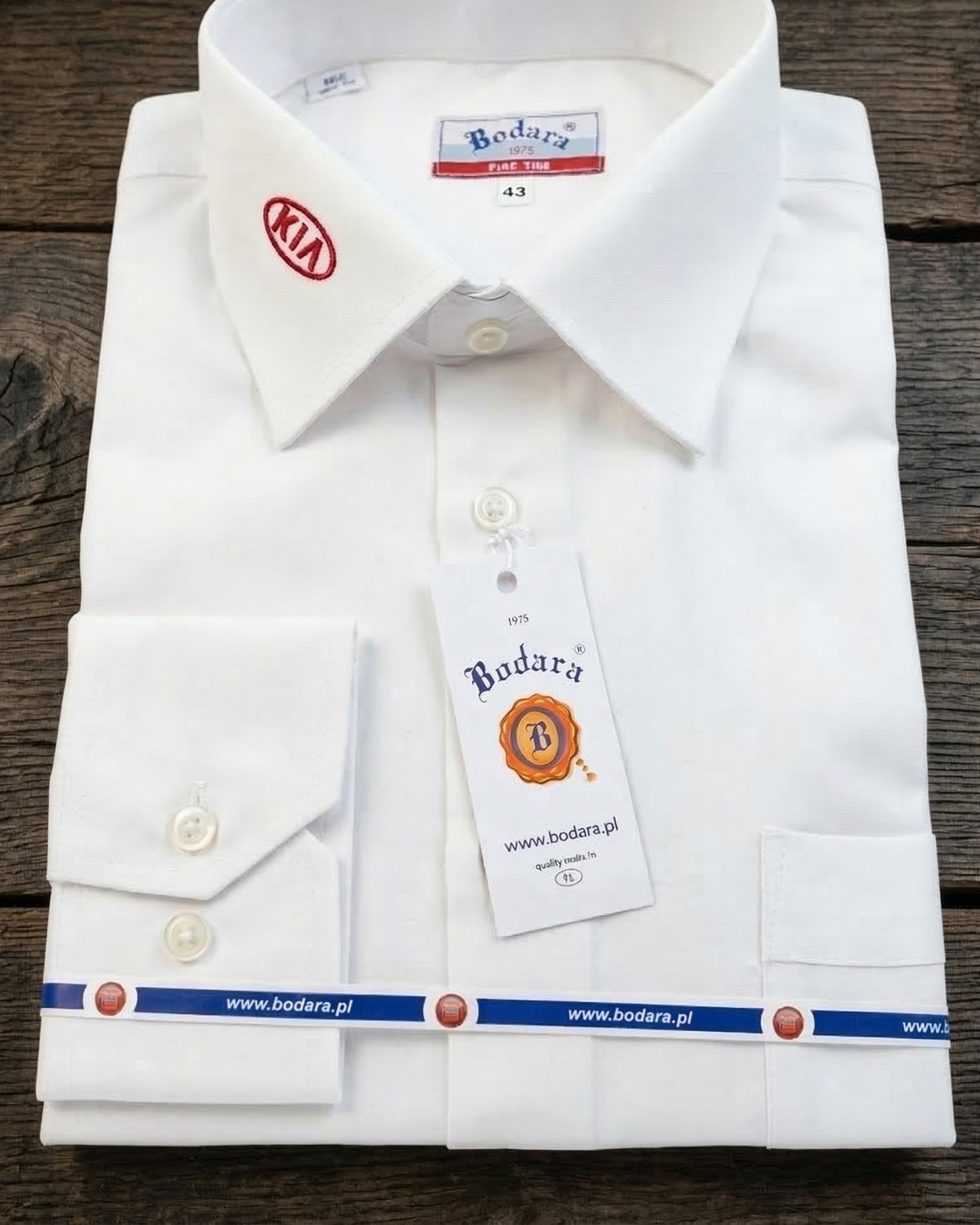 koszula biala korporacyjna z logo