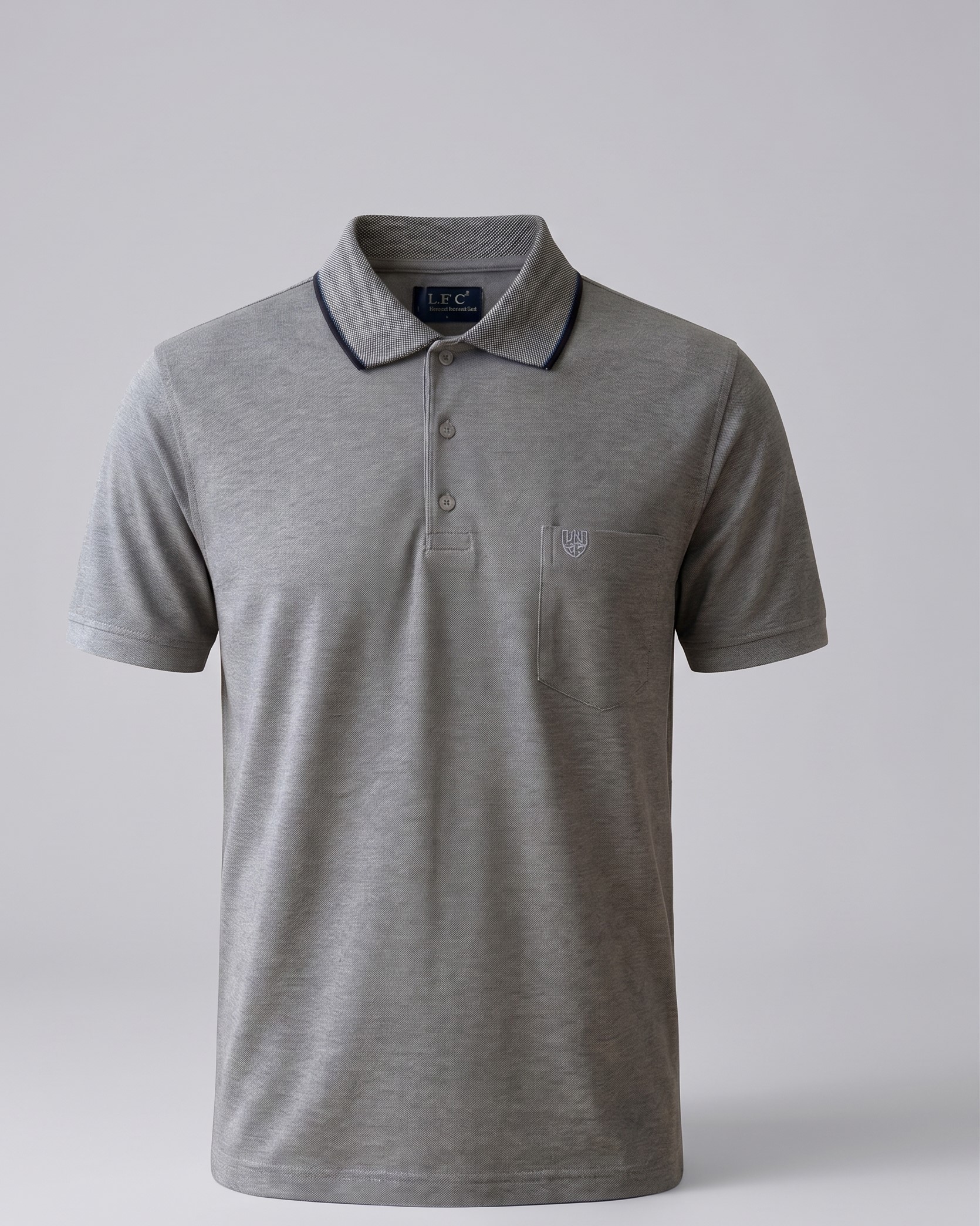szare polo meskie